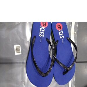 TKEES Beach flip-flops,Midnight Splash 6M US